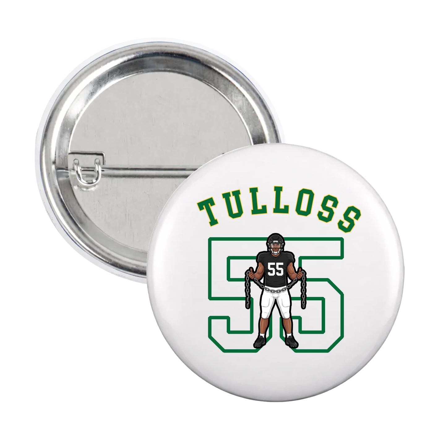 Game Day Button — Shirsey Arch in White