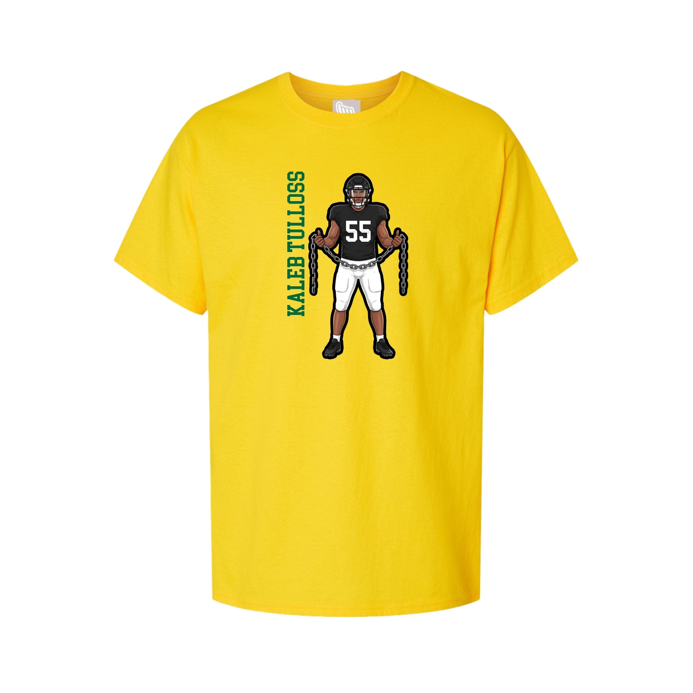 Tee — Name Vertical in Gold