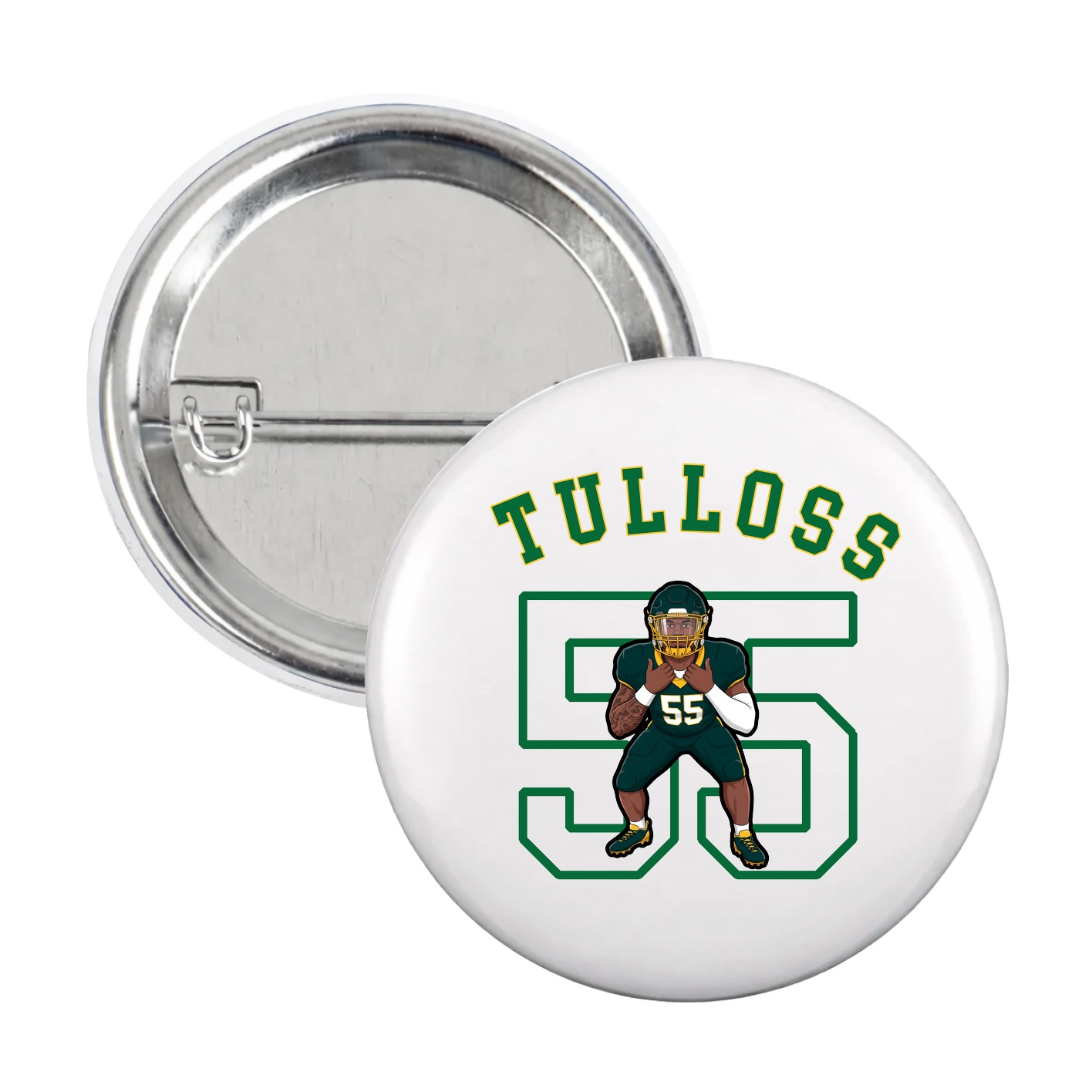 Game Day Button — Shirsey Arch in White