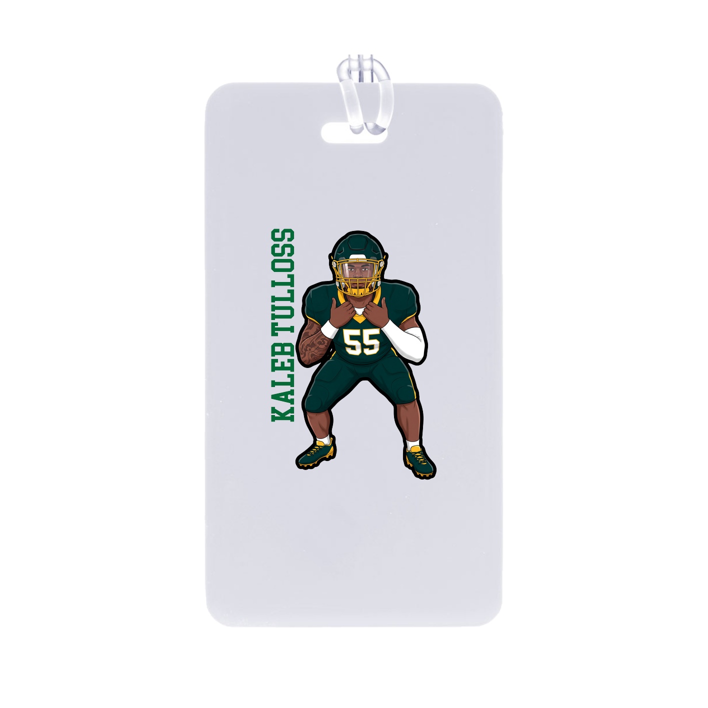 Bag Tag — Name Vertical in Classic