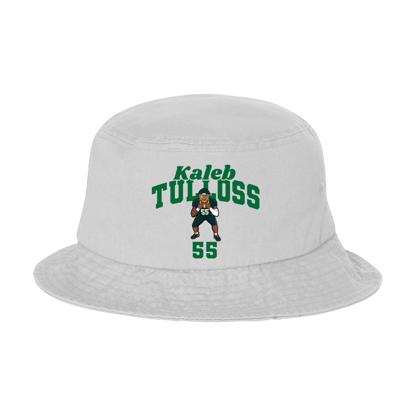 Bucket Cap — Signature Arch in White