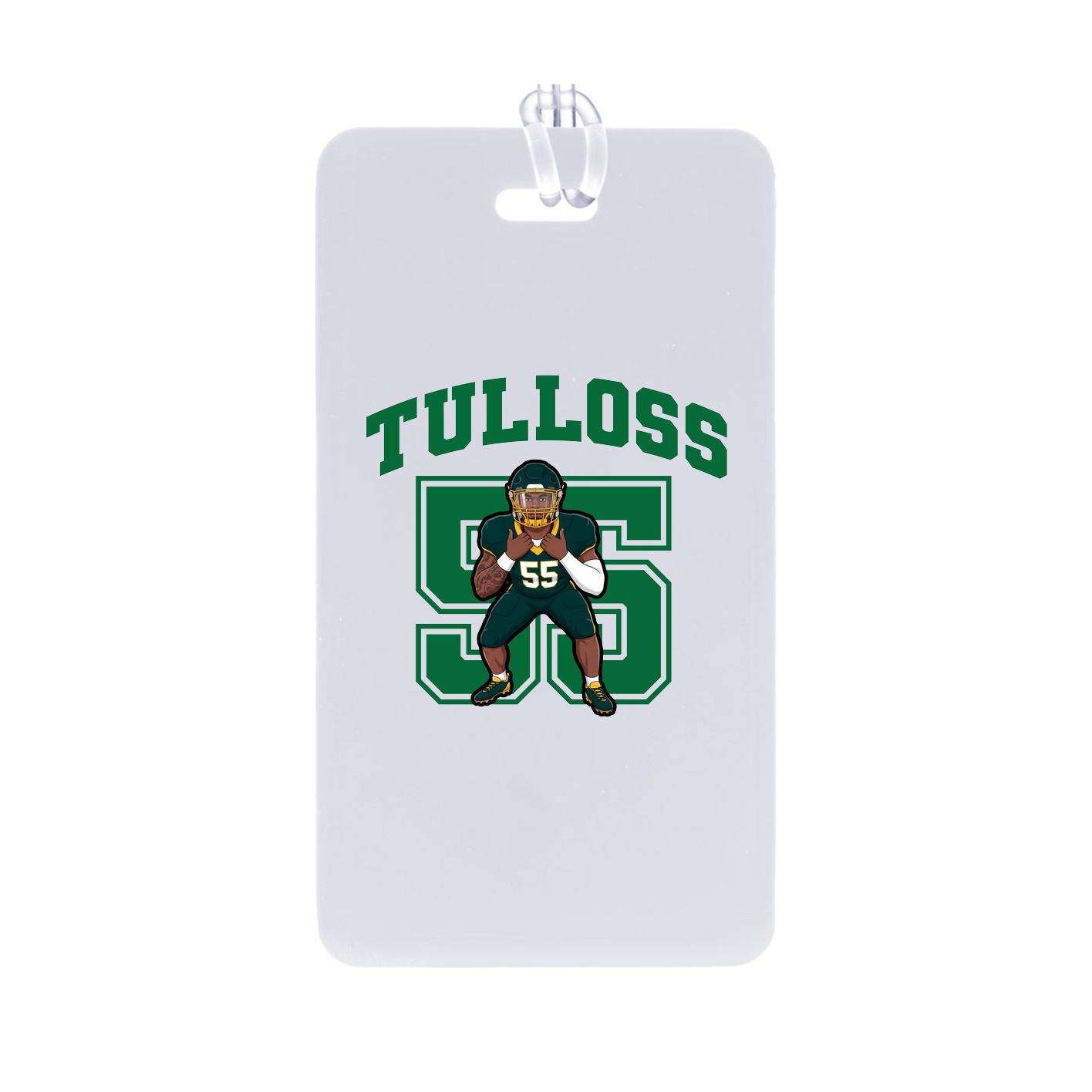 Bag Tag — Number in Classic