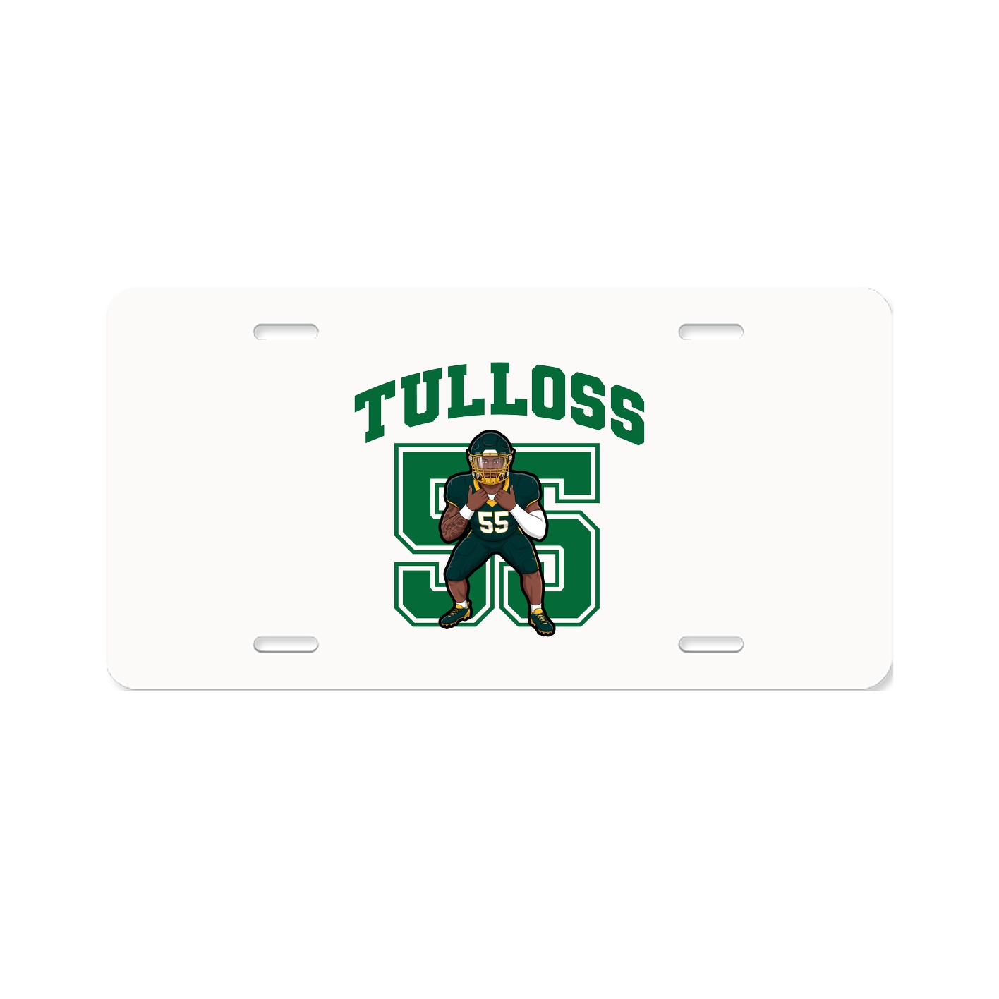 License Plate — Number in Classic