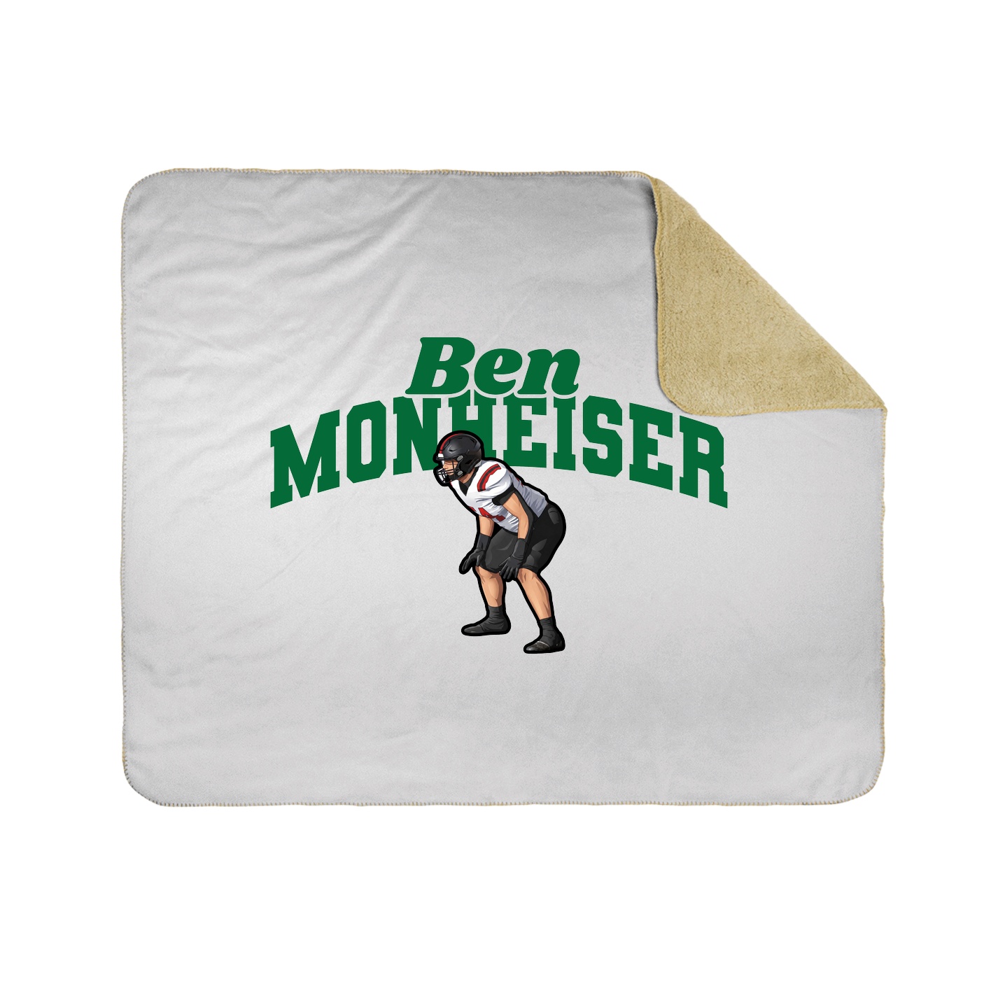 Throw Blanket — Signature Arch in White