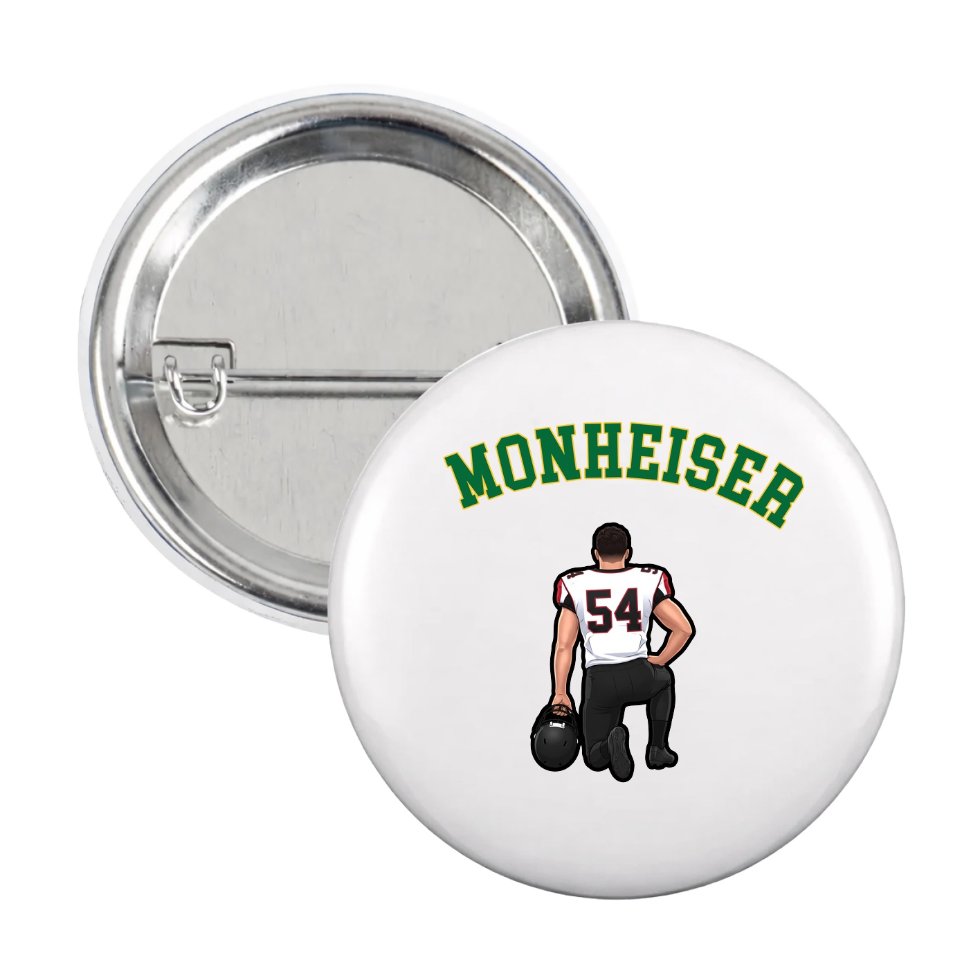 Game Day Button — Shirsey Arch in White