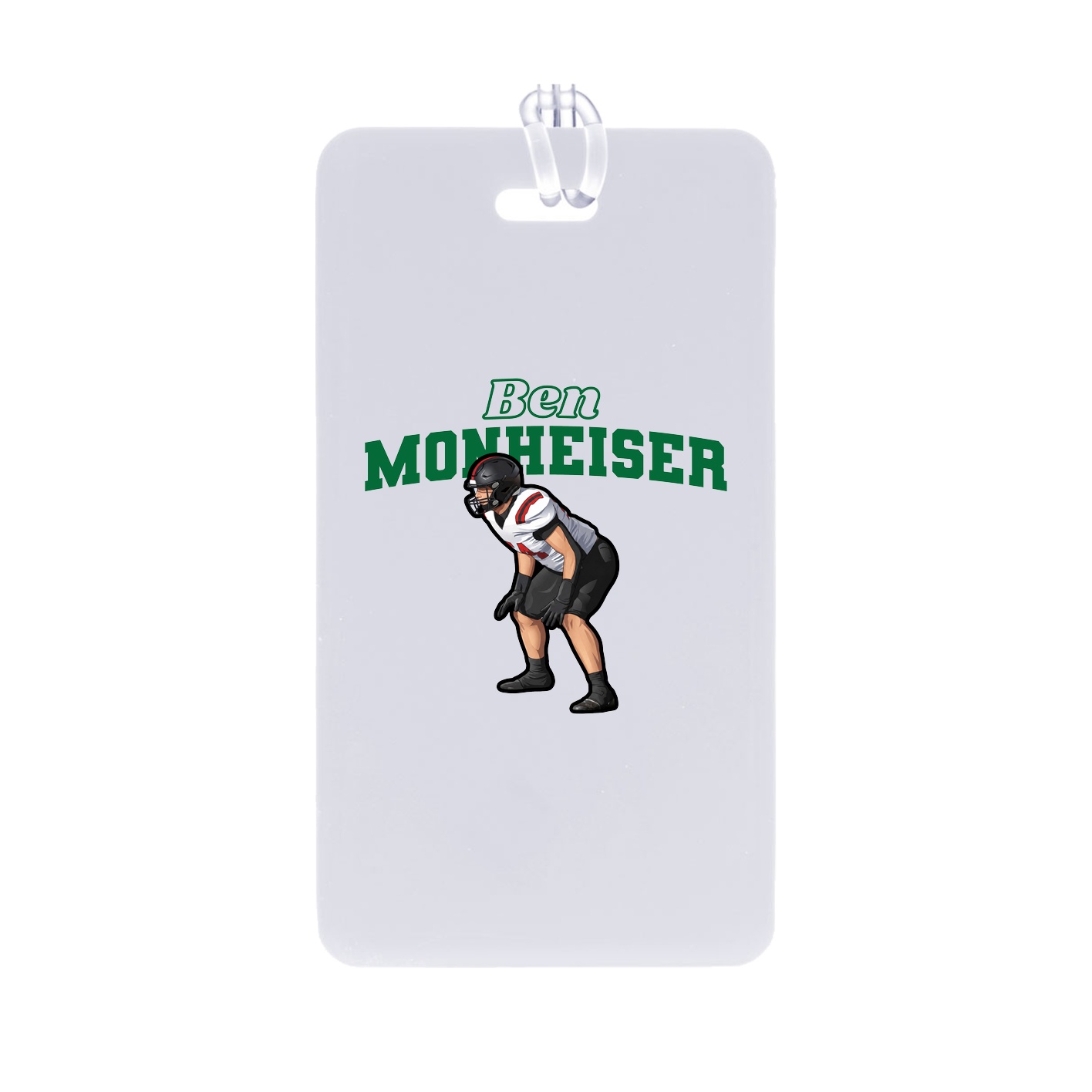 Bag Tag — Name Arch in Classic