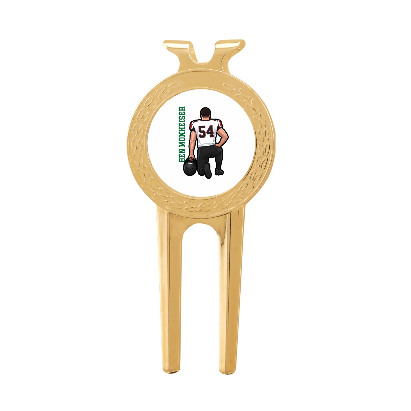 Divot Tool with Ball Marker — Name Vertical in Classic