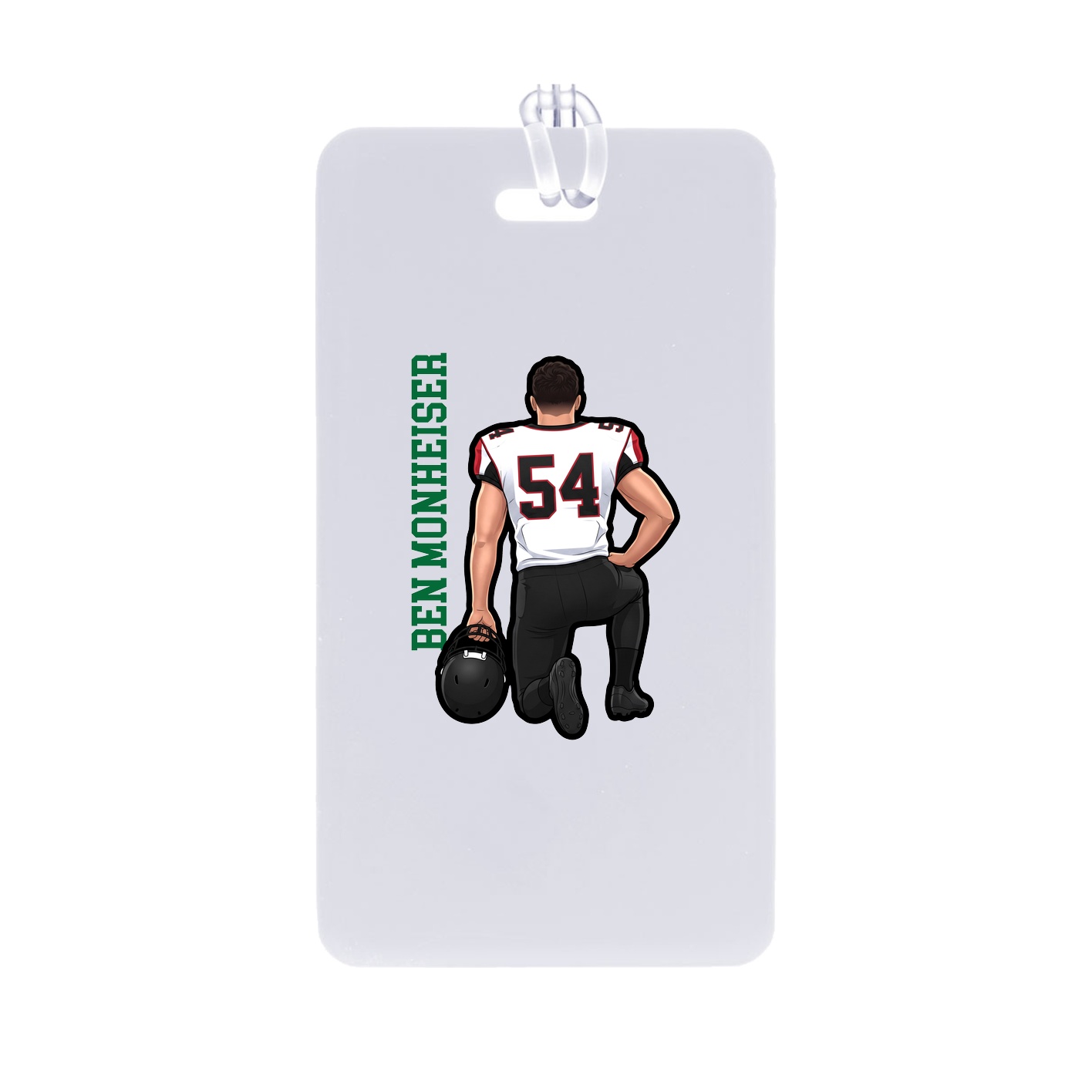 Bag Tag — Name Vertical in Classic