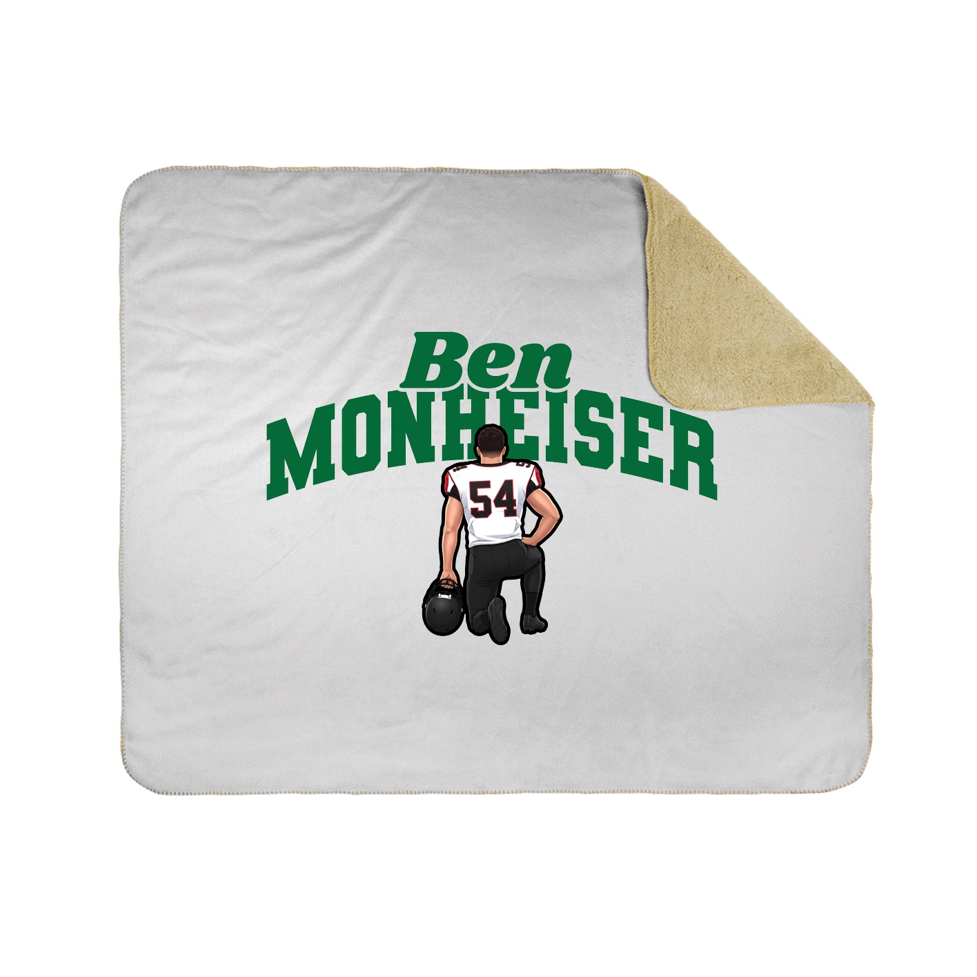Throw Blanket — Signature Arch in White
