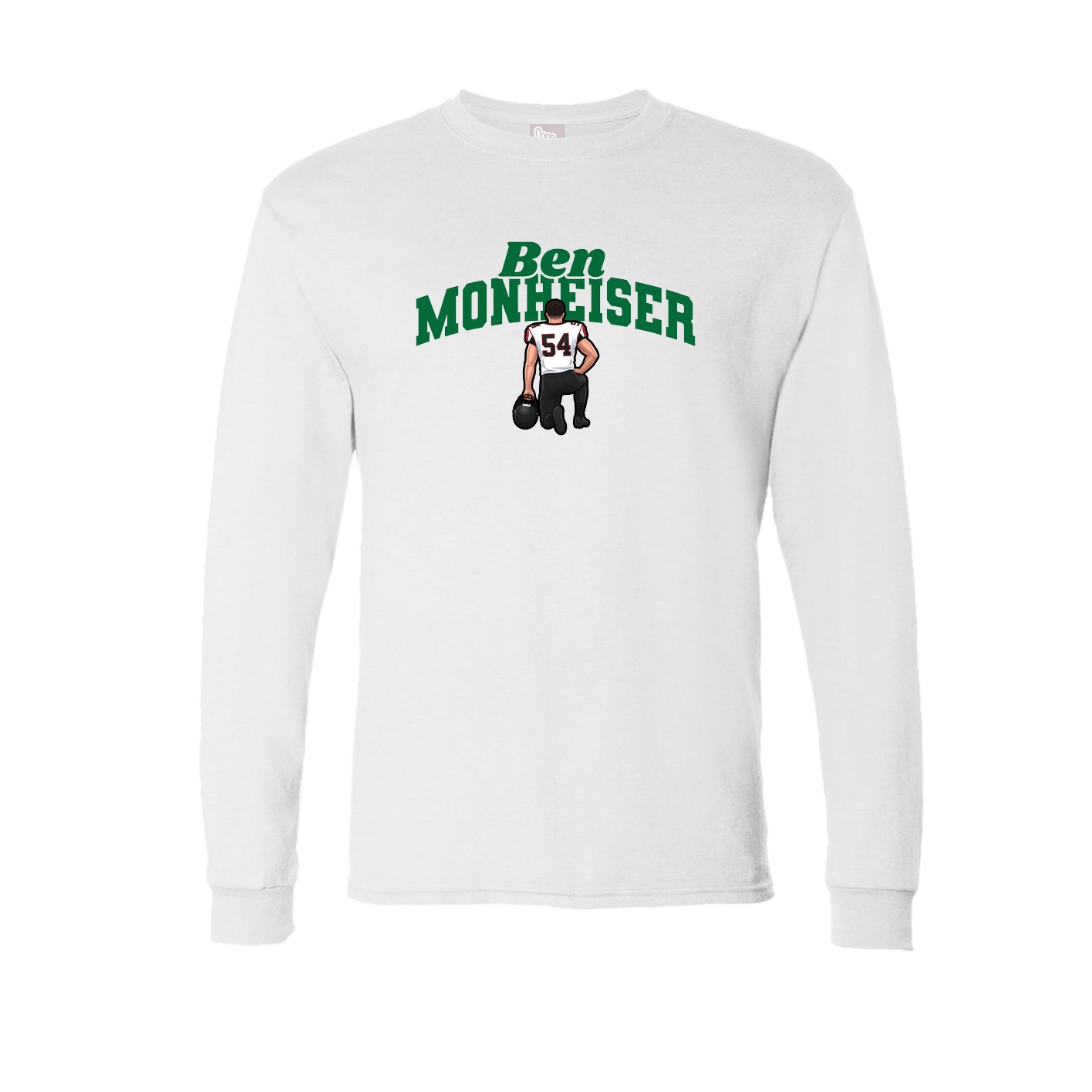 Long Sleeve Tee — Signature Arch in White