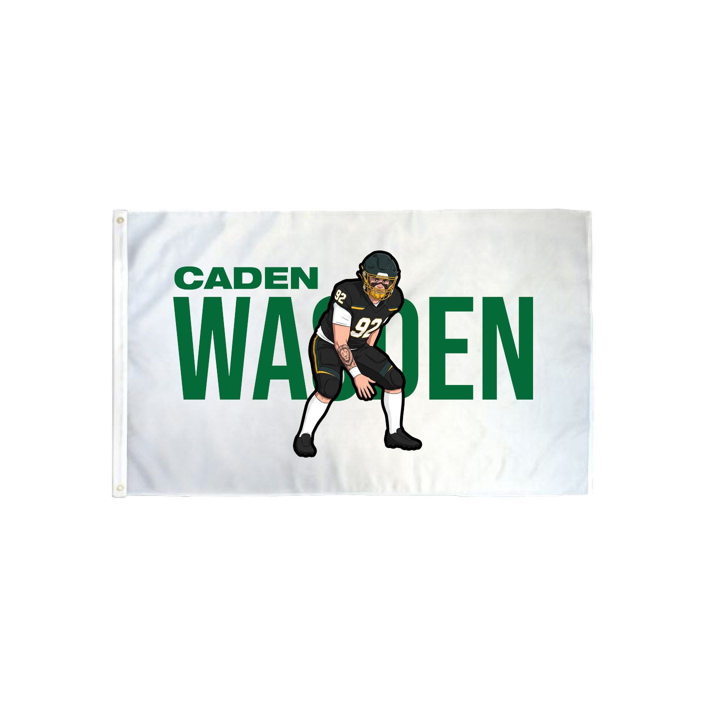 3x5 Flag — Player Name in Classic