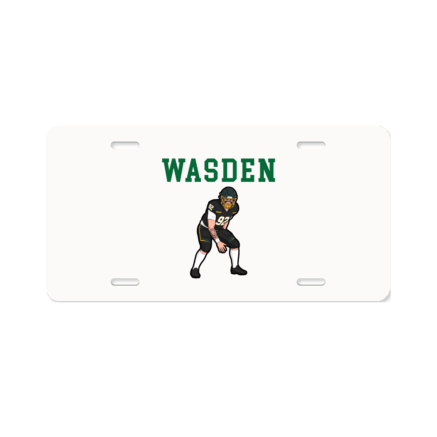 License Plate — Shirsey in Classic