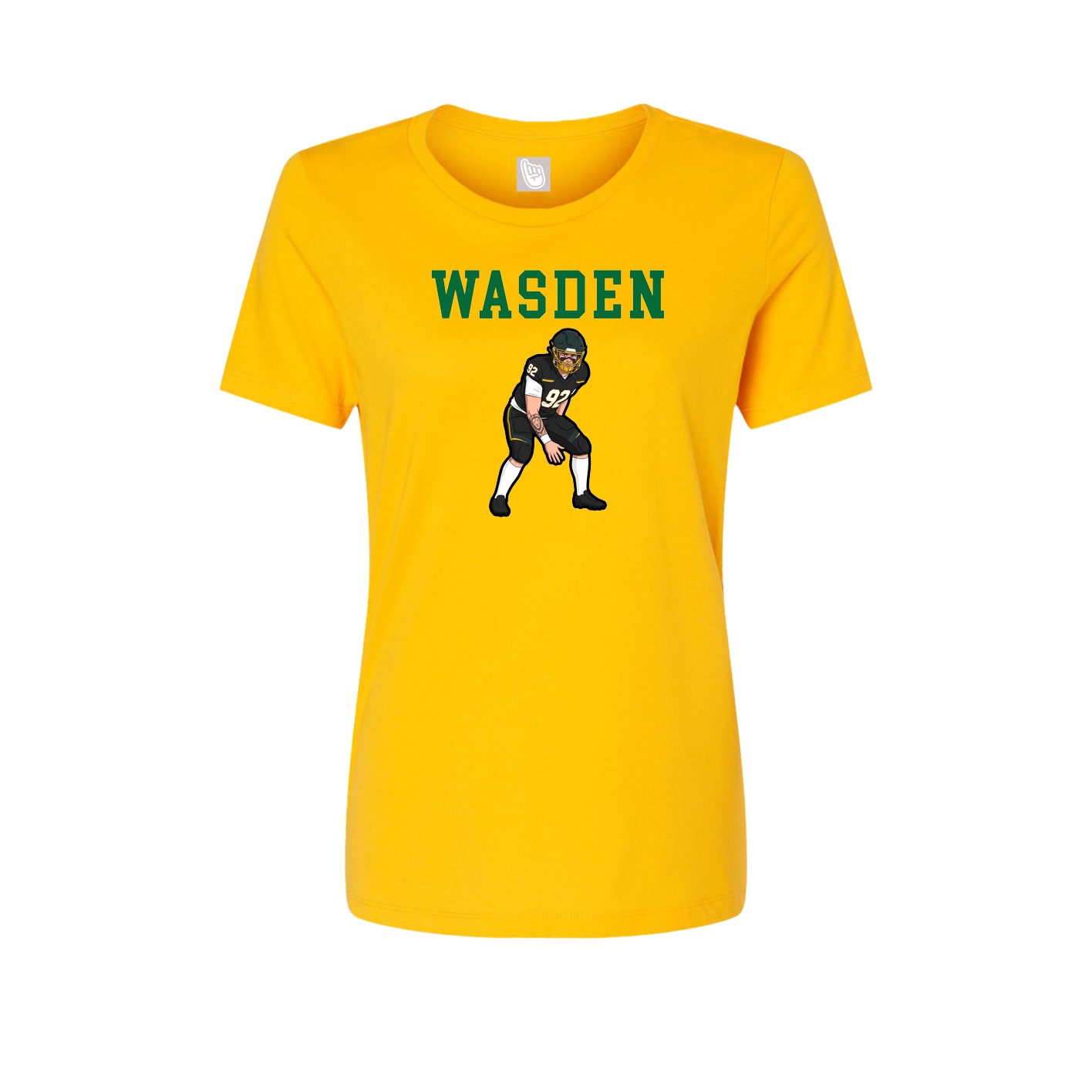 Fitted Women's Tee — Shirsey in Gold