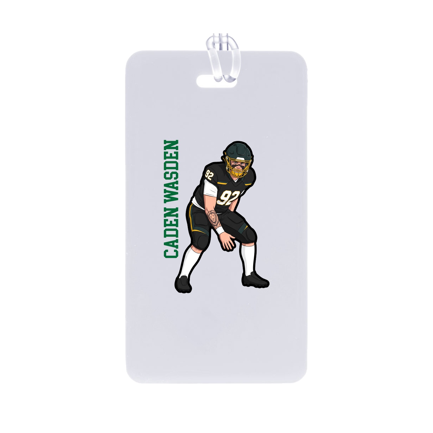 Bag Tag — Name Vertical in Classic