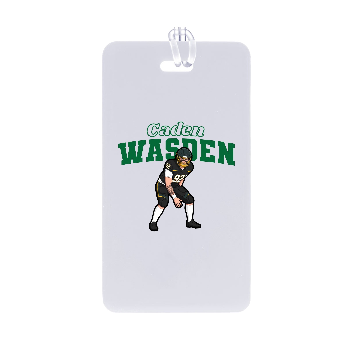 Bag Tag — Name Arch in Classic