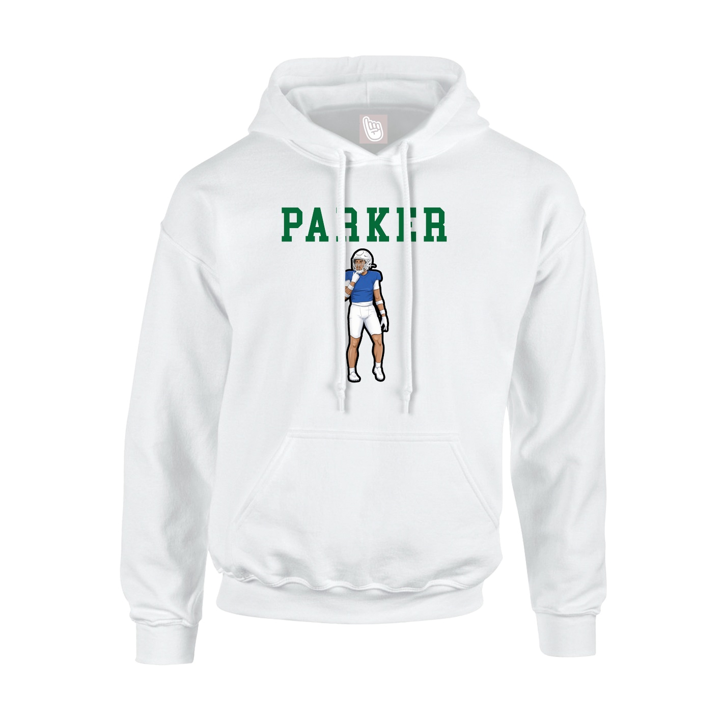 Hoodie — Shirsey in White