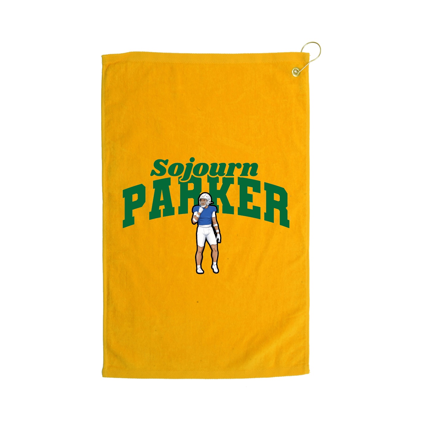 Golf Towel — Signature Arch in Gold