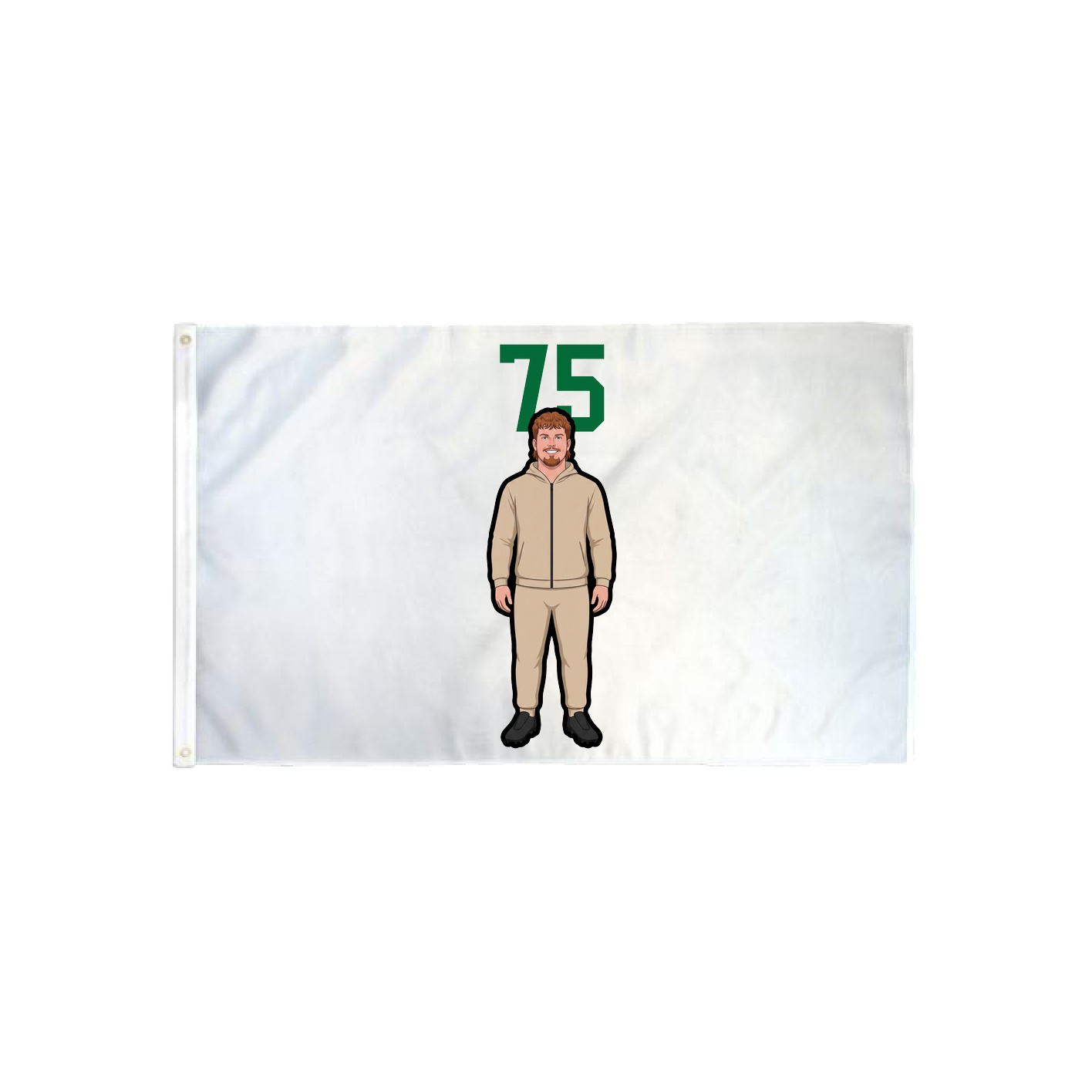 3x5 Flag — Number Top in Classic