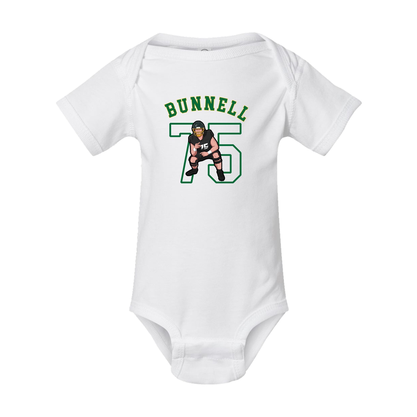Baby Onesie — Shirsey Arch in White