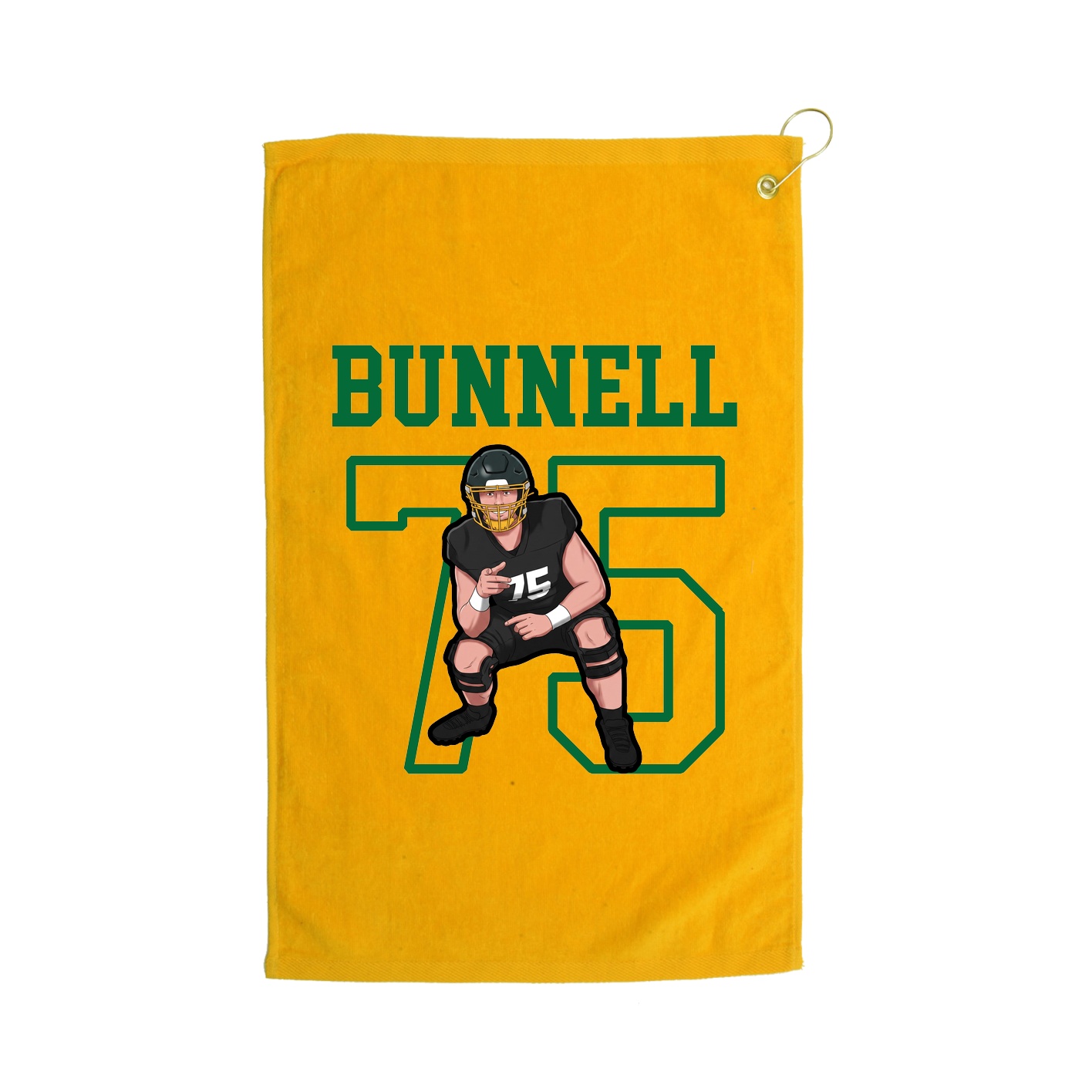 Golf Towel — Shirsey in Gold
