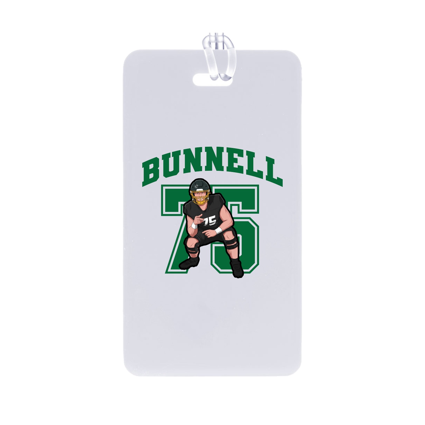 Bag Tag — Number in Classic