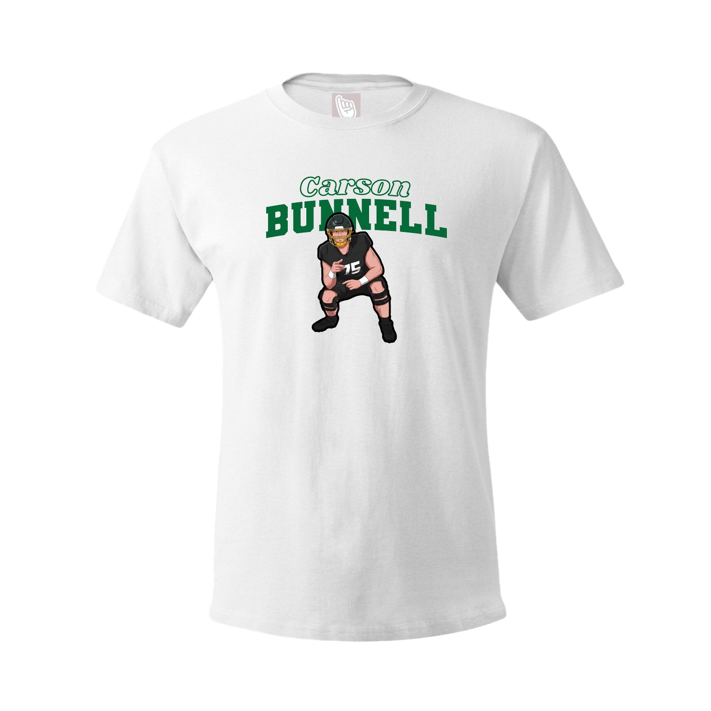Tee — Name Arch in White