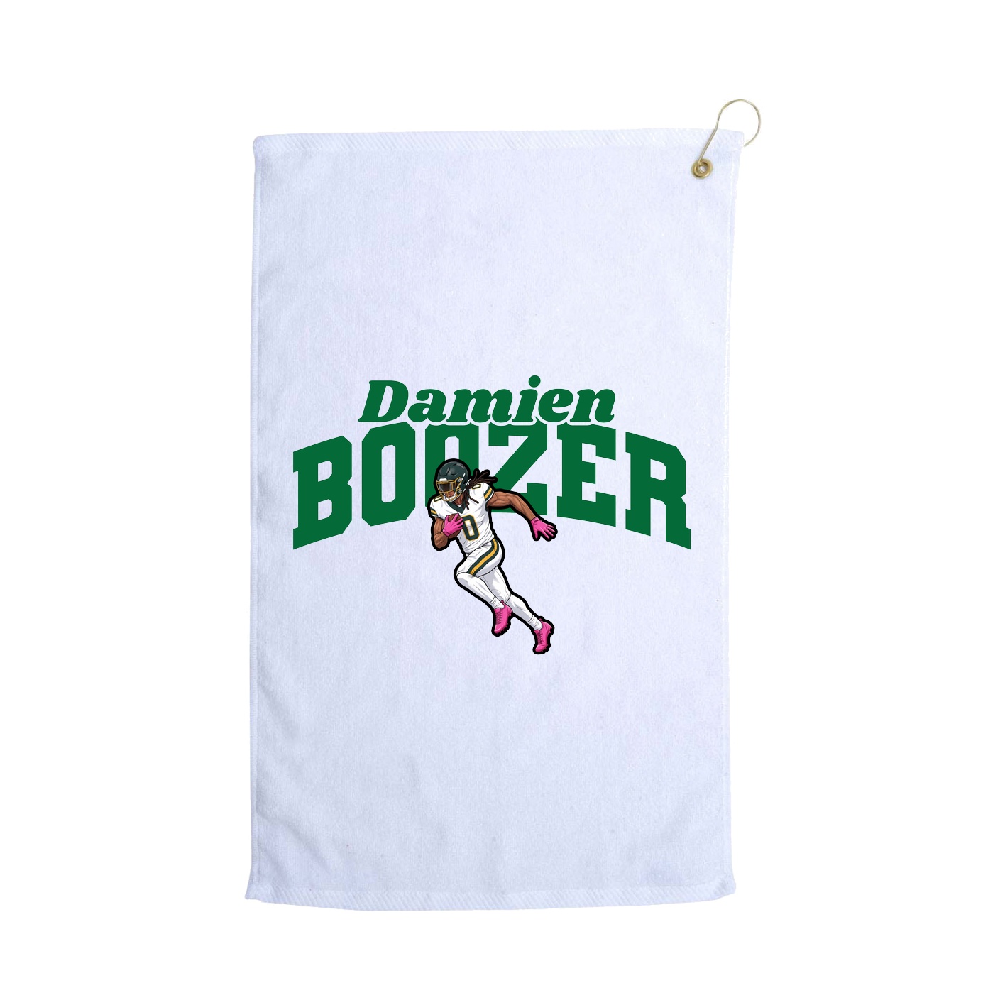 Golf Towel — Signature Arch in White