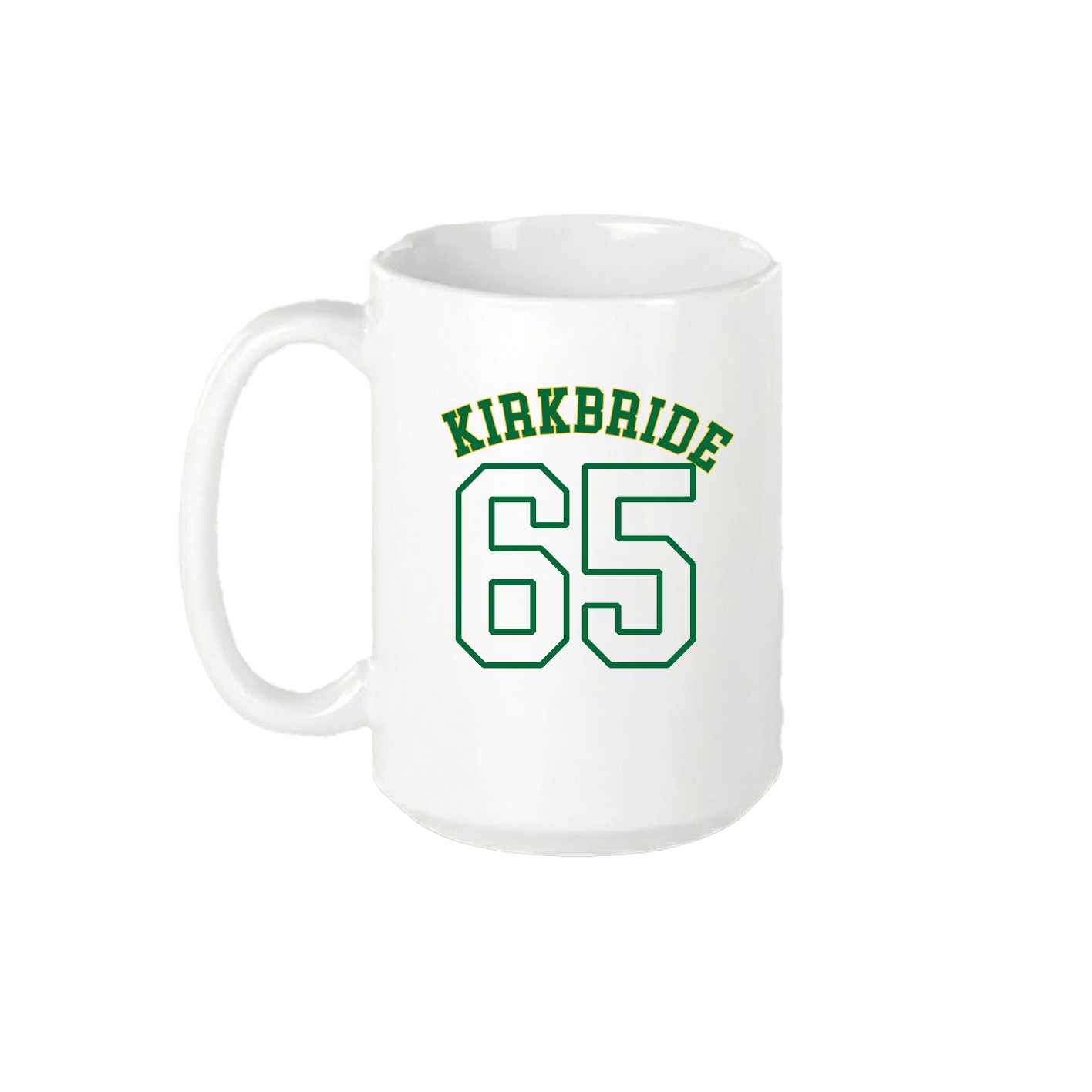 15oz Coffee Mug — Shirsey Arch in White