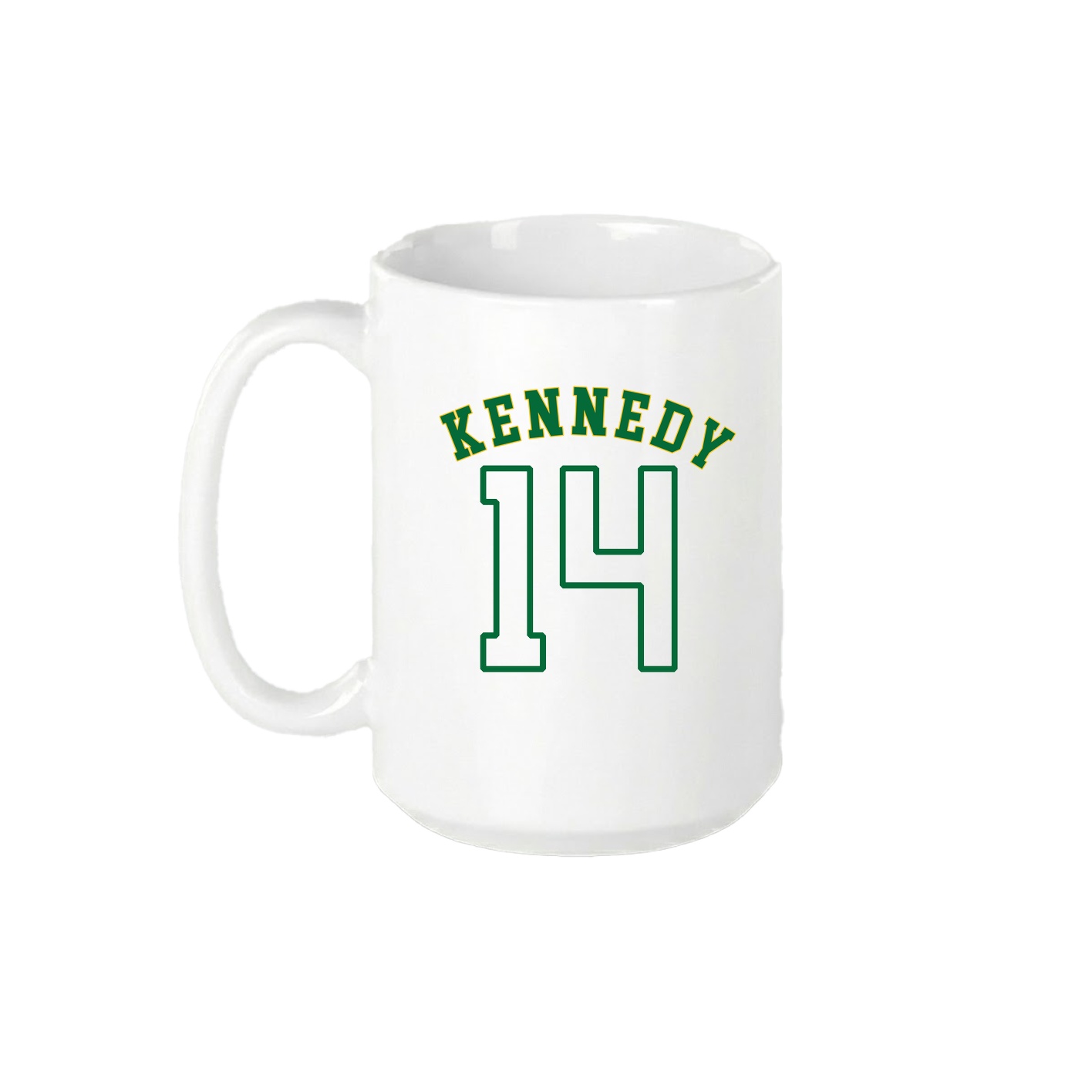 15oz Coffee Mug — Shirsey Arch in White
