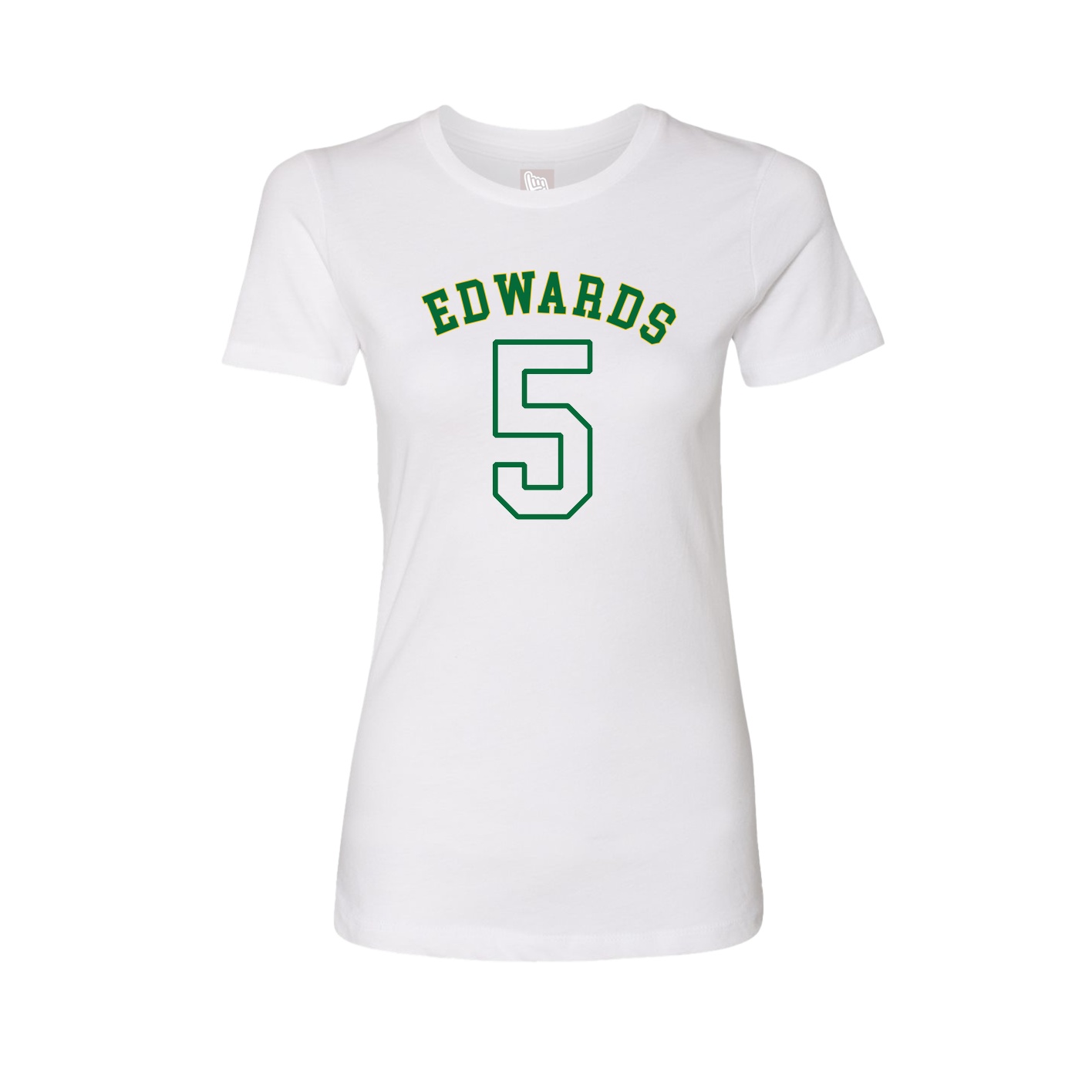 Fitted Women's Tee — Shirsey Arch in White