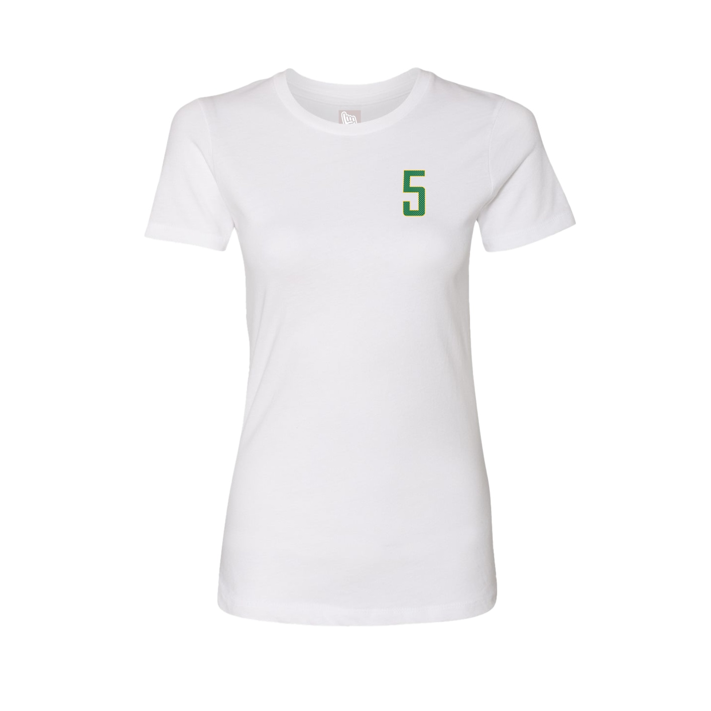 Fitted Women's Tee — Front Shirsy in White