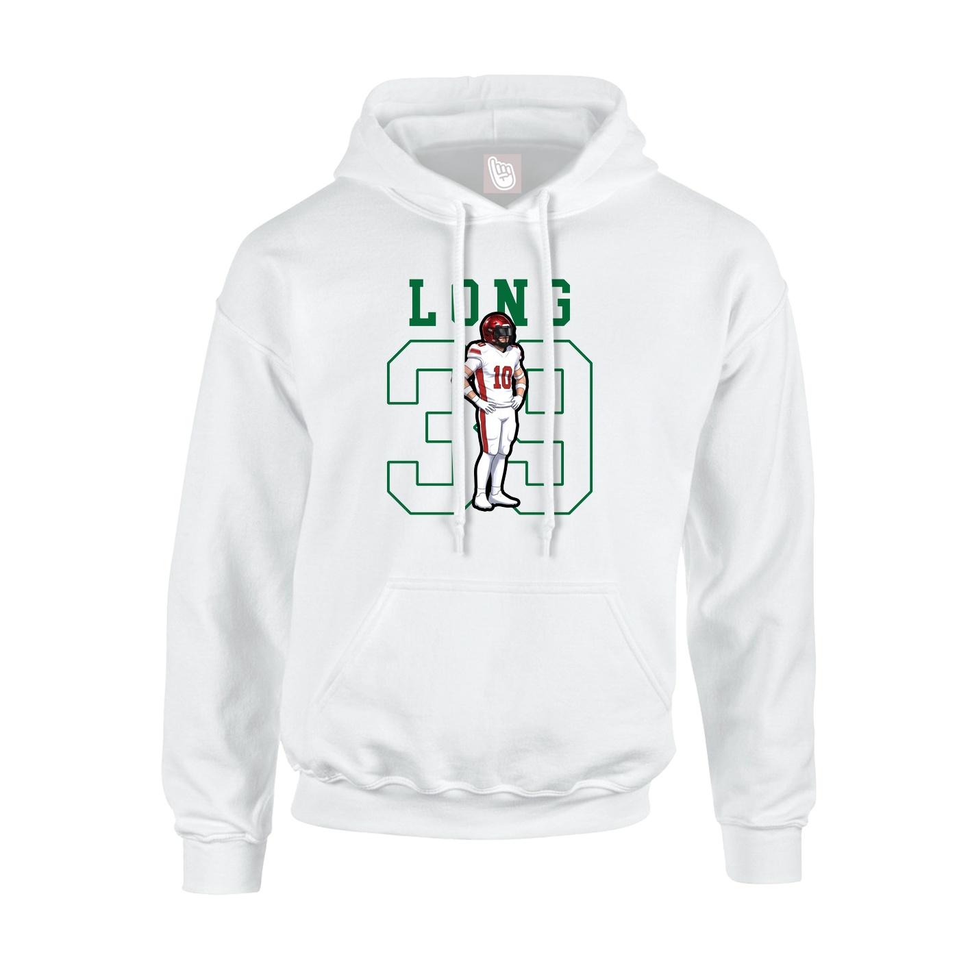 Hoodie — Shirsey in White