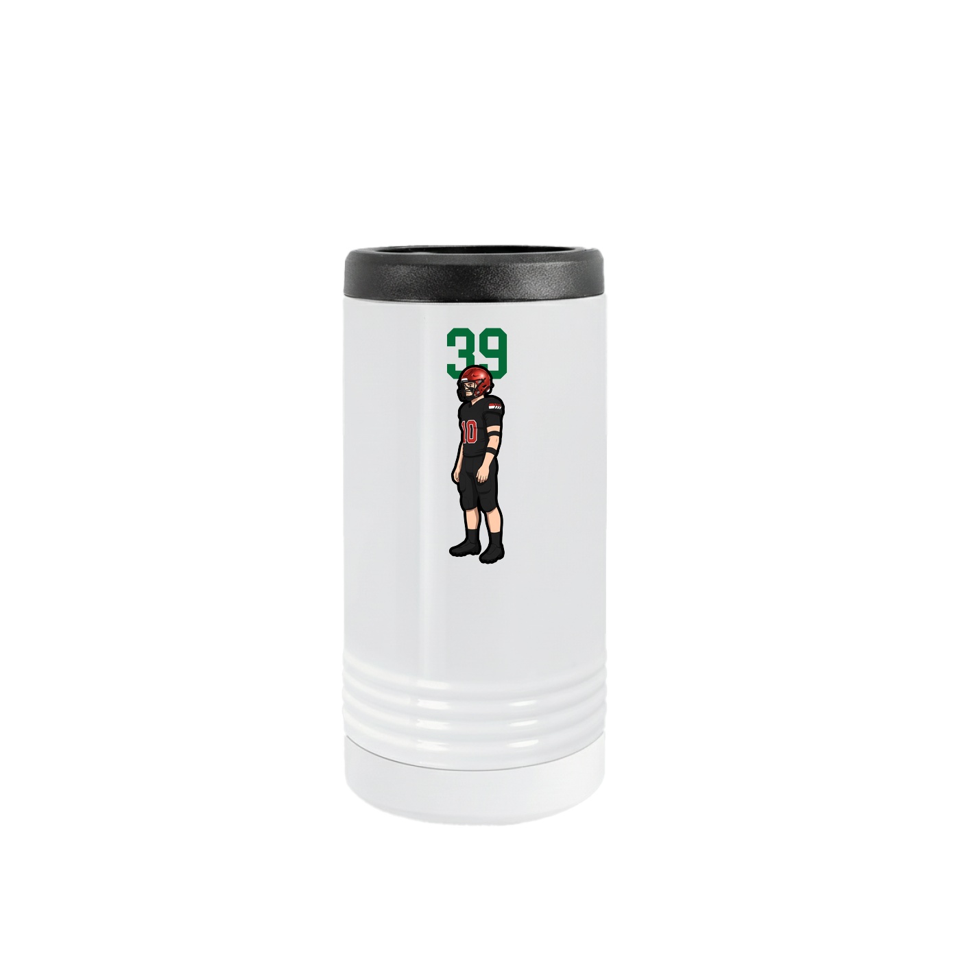 Slim Beverage Holder — Number Top in White