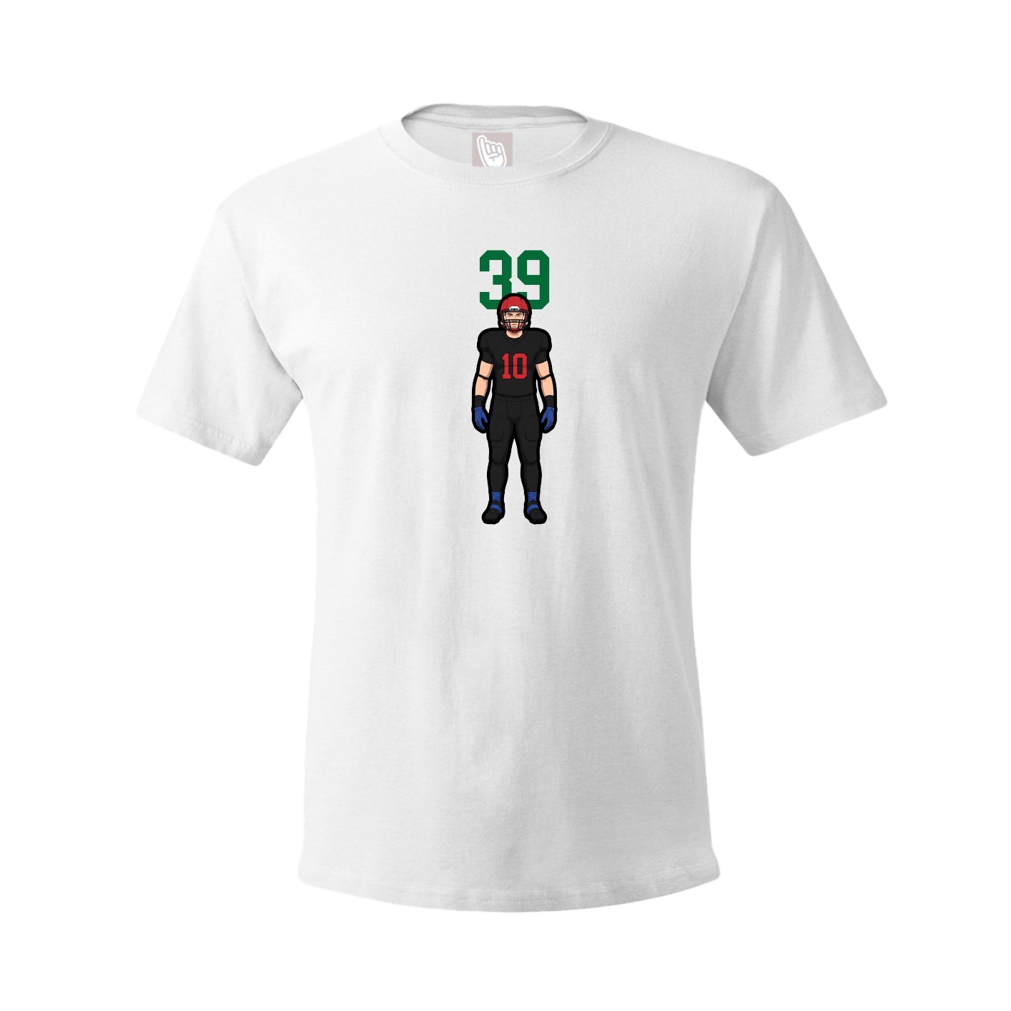 Tee — Number Top in White