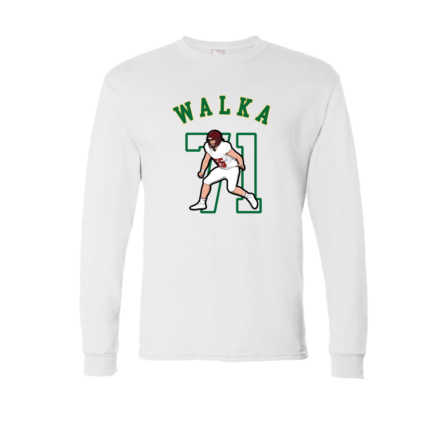 Long Sleeve Tee — Shirsey Arch in White