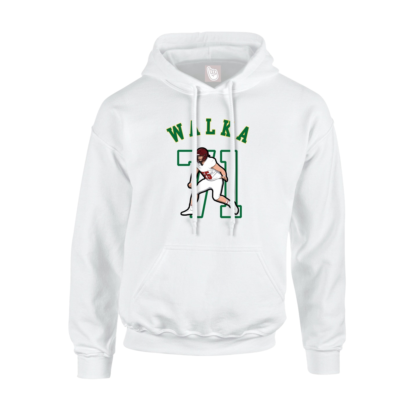 Hoodie — Shirsey Arch in White