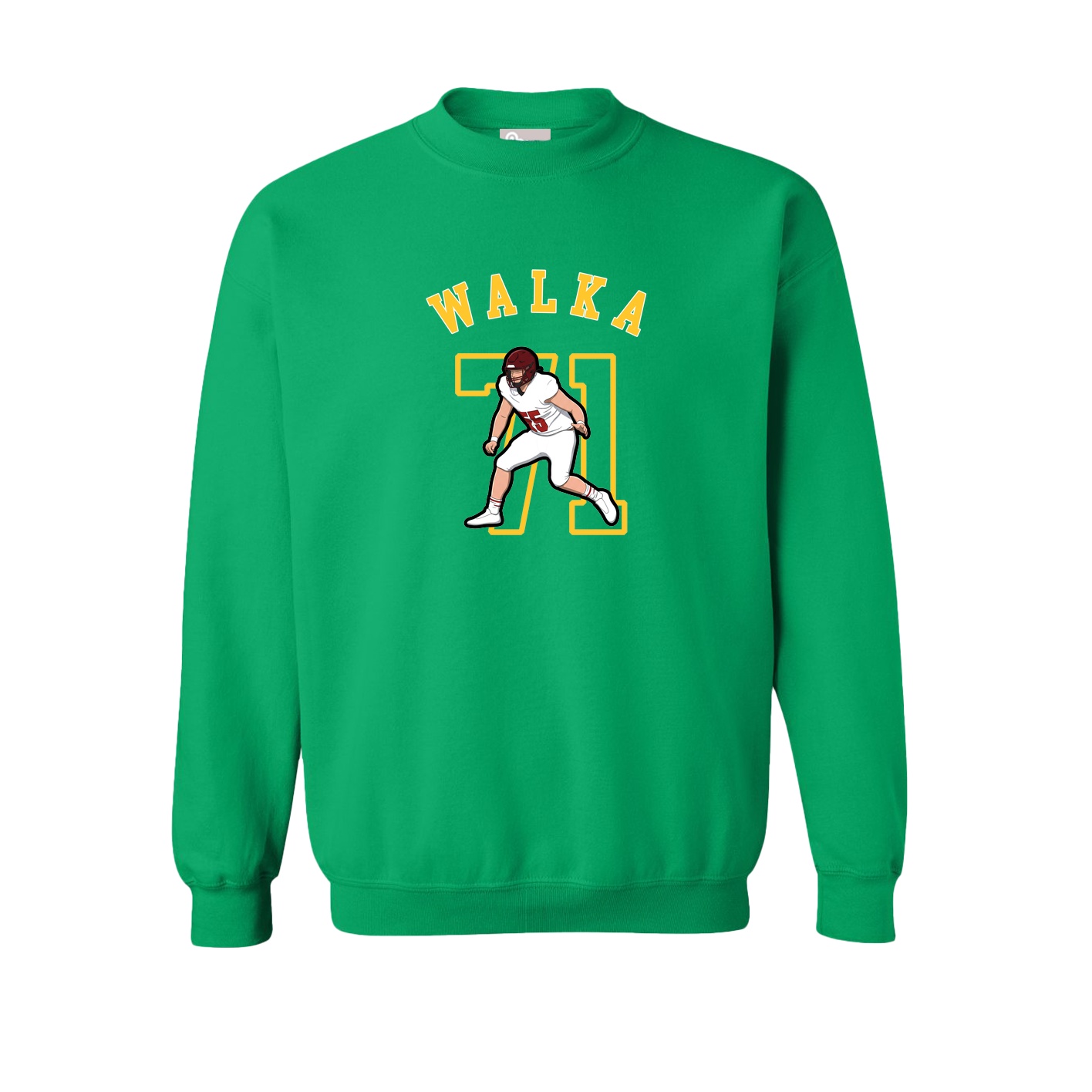 Fleece Crew — Shirsey Arch in Green