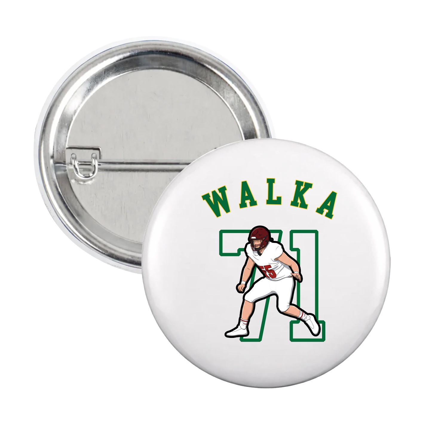 Game Day Button — Shirsey Arch in White