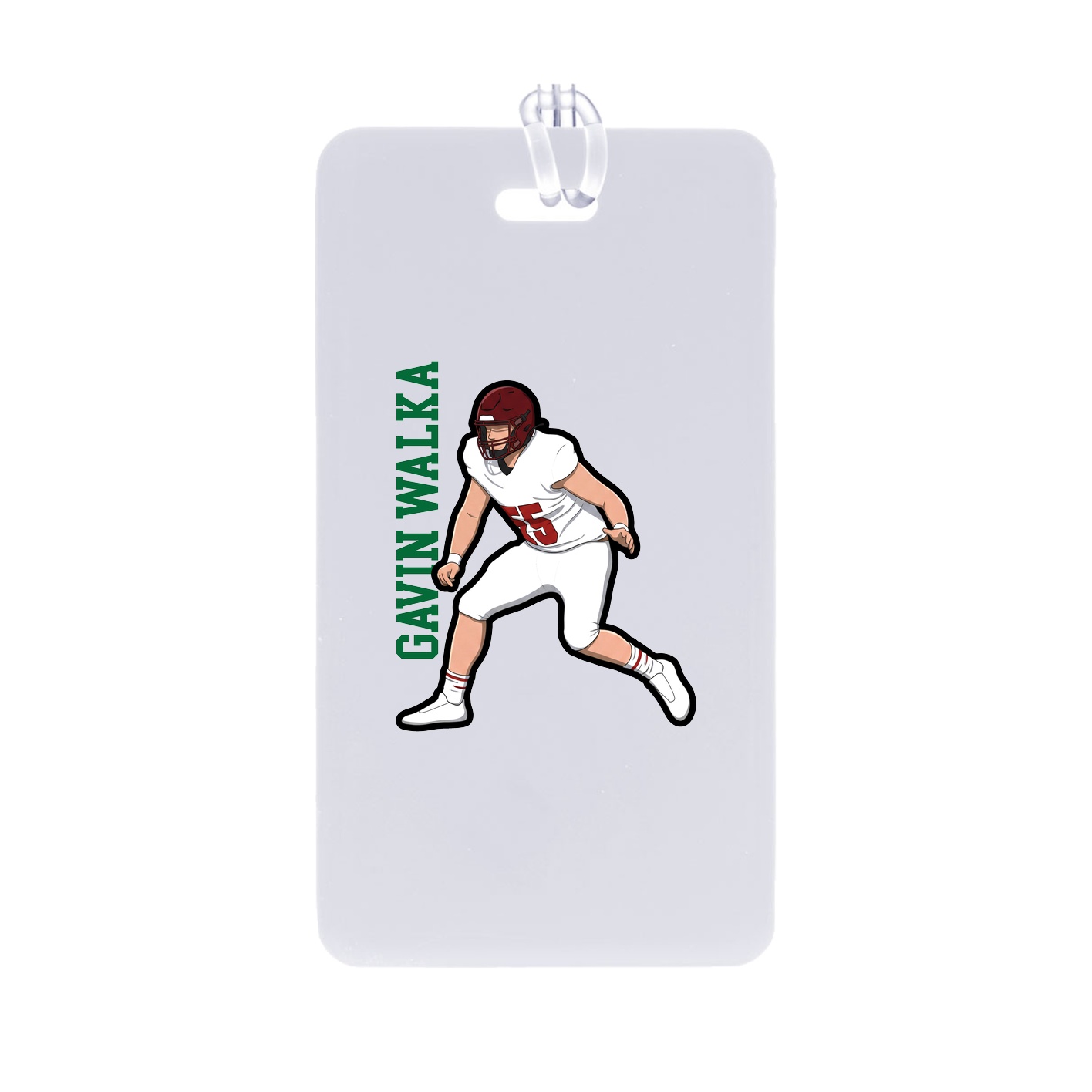 Bag Tag — Name Vertical in Classic