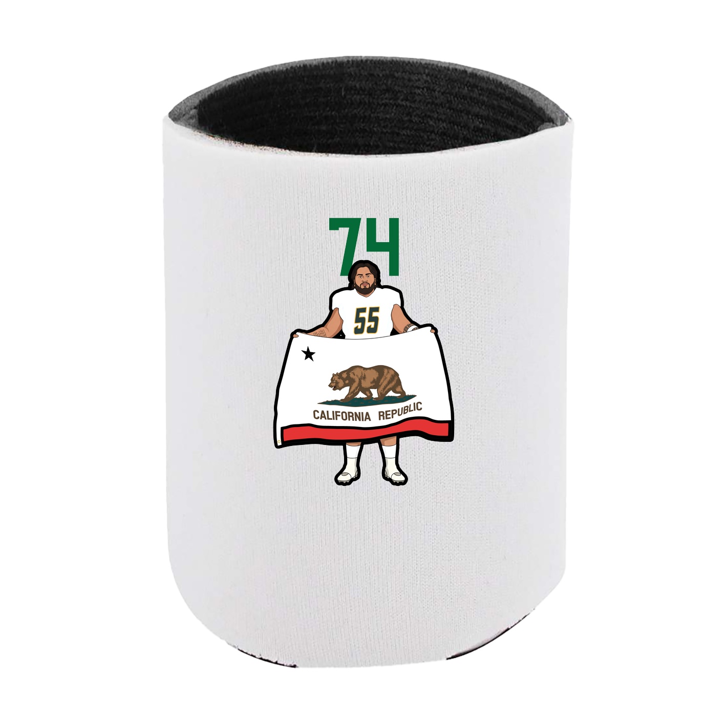 Can Holder — Number Top in White