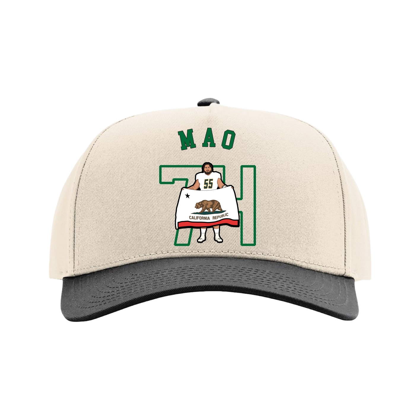 Full Fabric Five-Panel Champ Cap