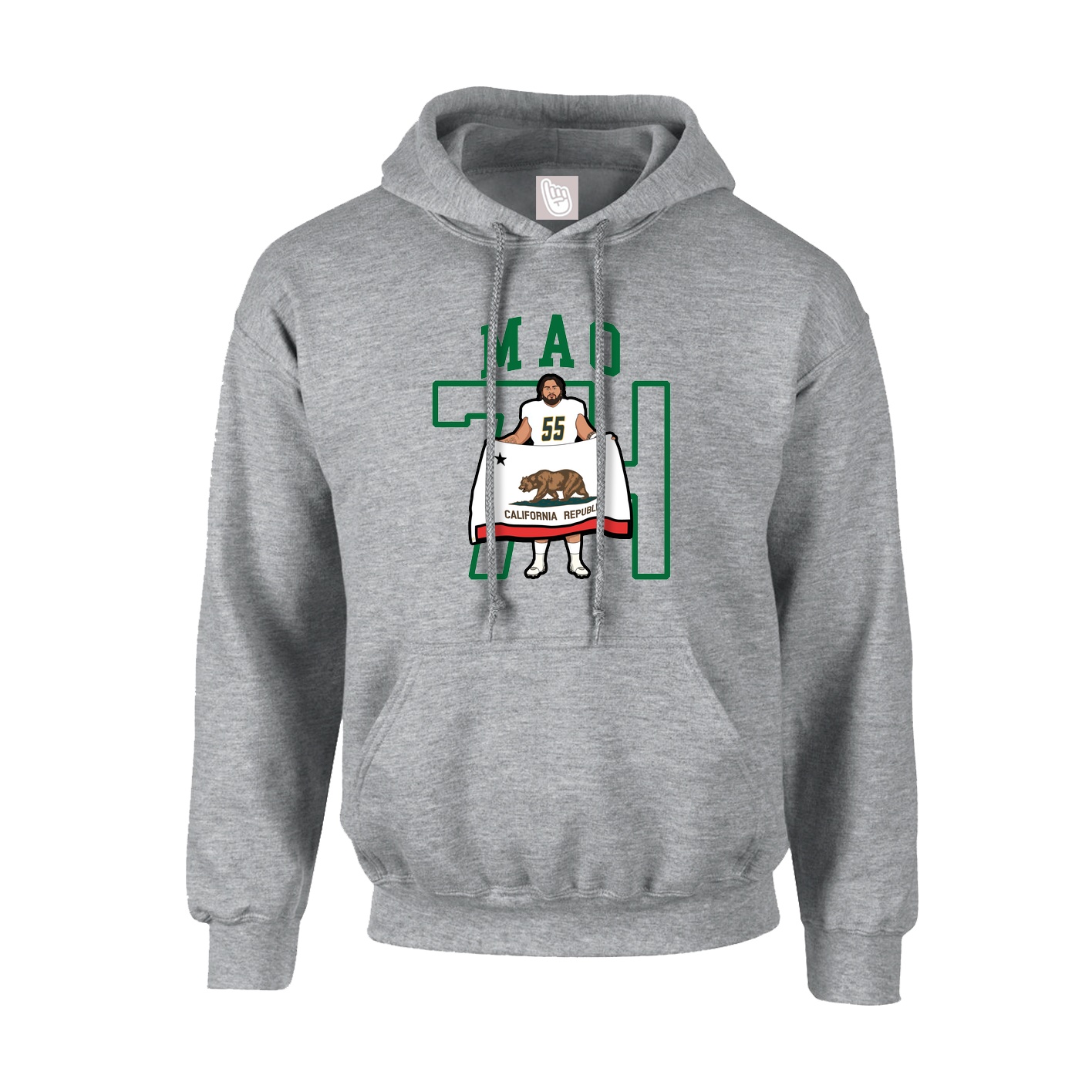 Youth Hoodie — Shirsey in Grey