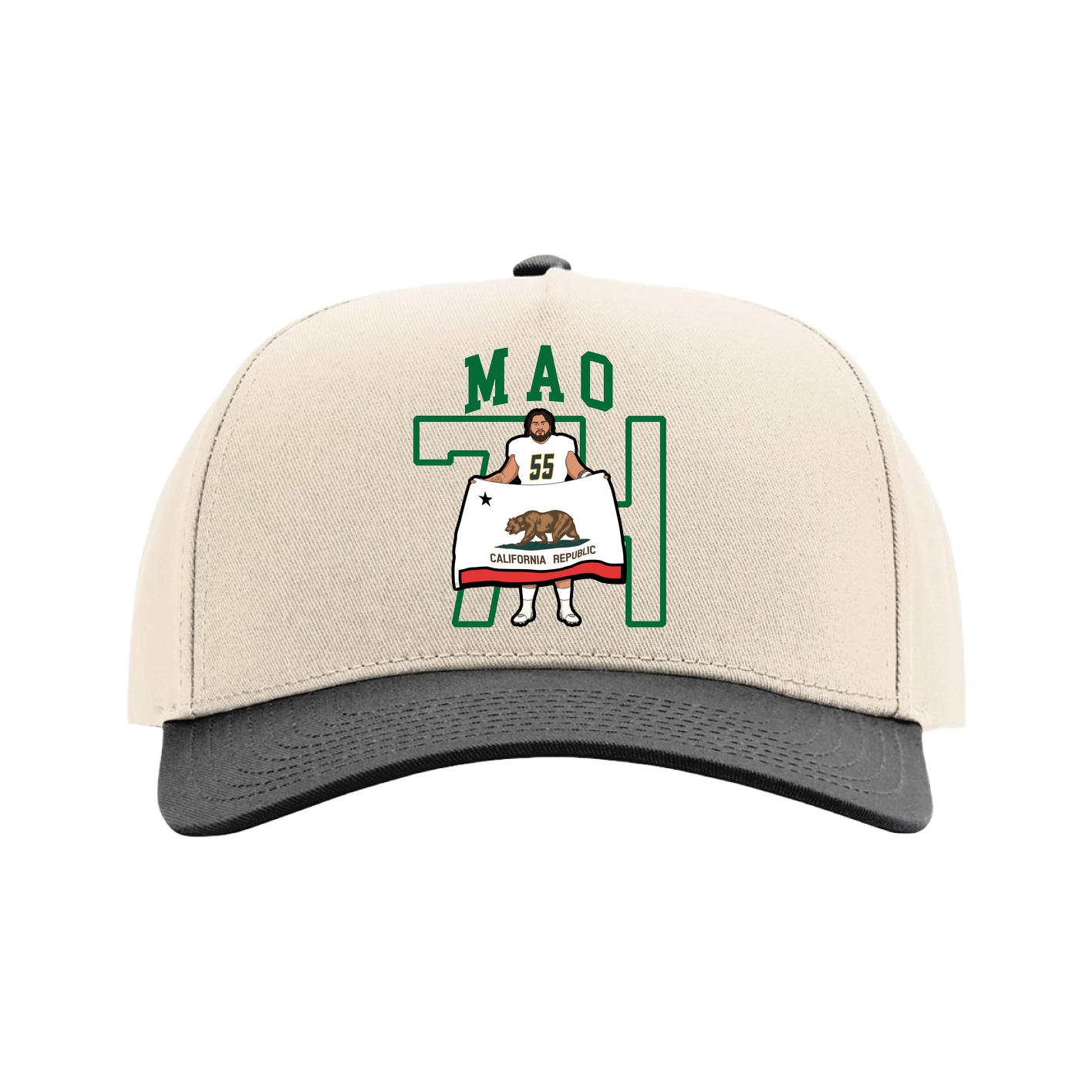 Full Fabric Five-Panel Champ Cap