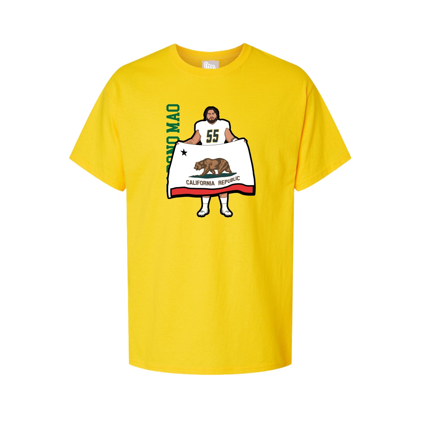 Tee — Name Vertical in Gold