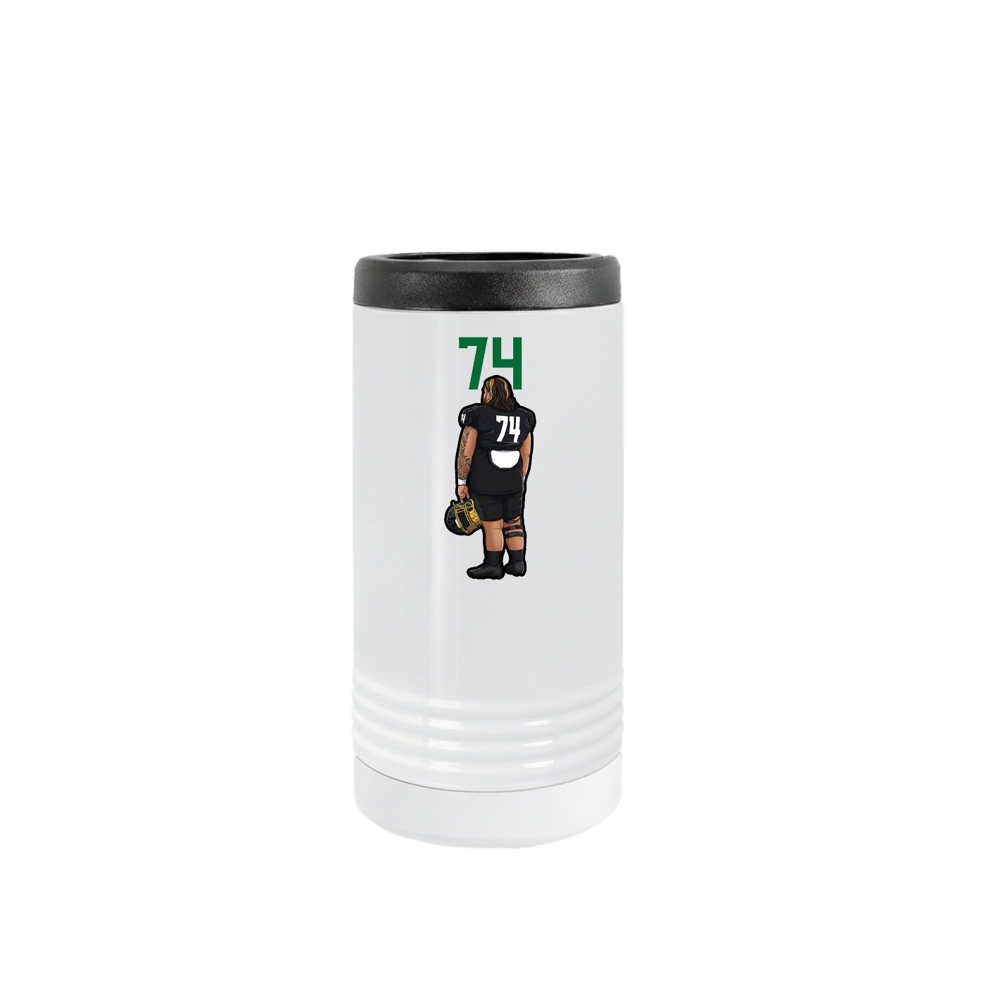 Slim Beverage Holder — Number Top in White
