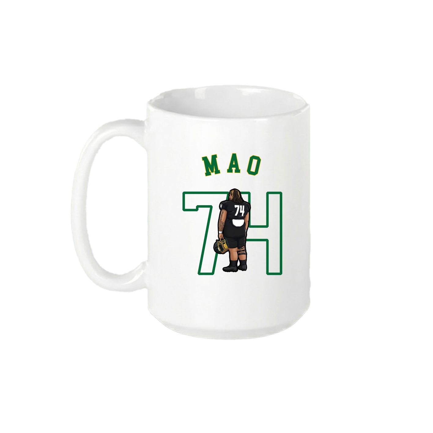 15oz Coffee Mug — Shirsey Arch in White