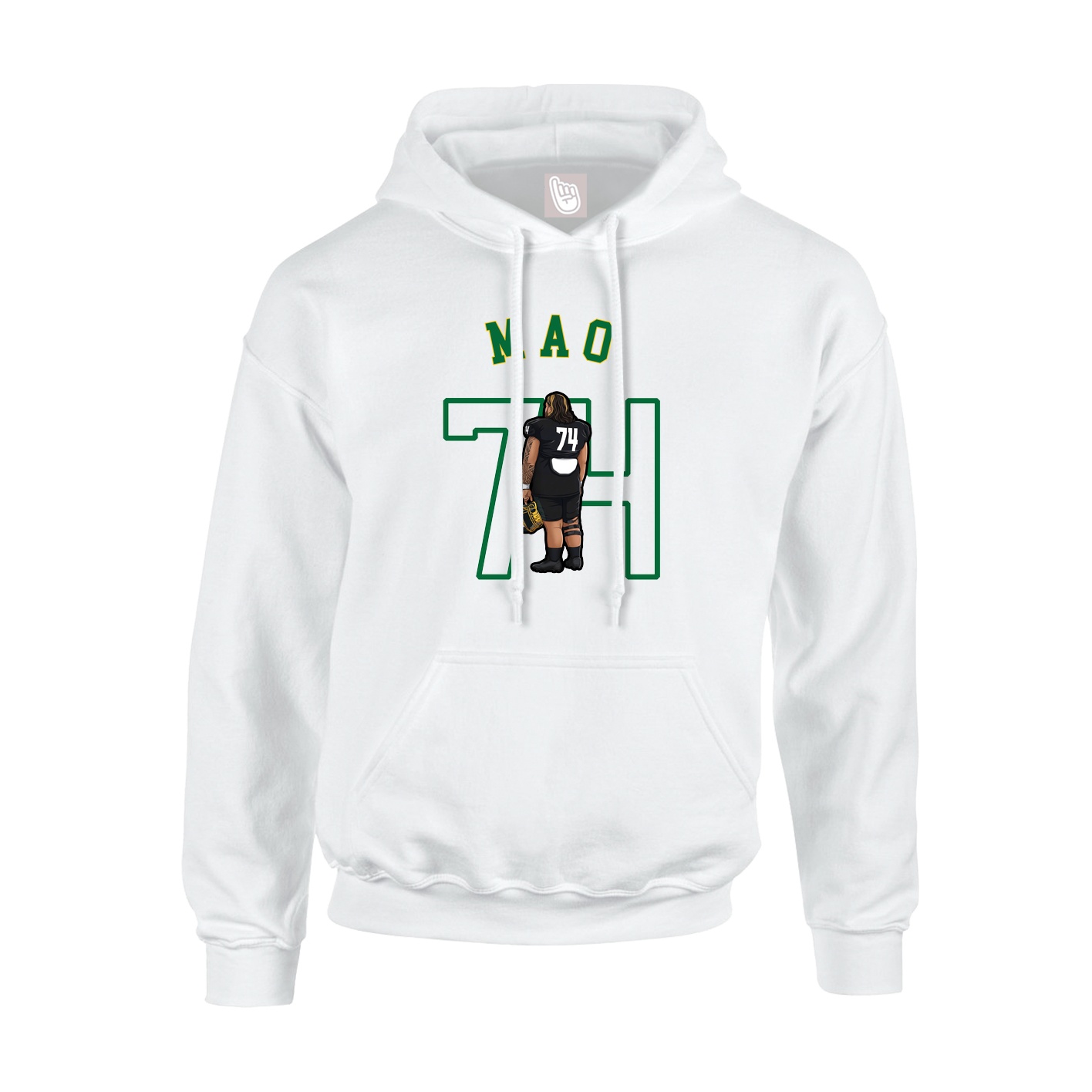 Youth Hoodie — Shirsey Arch in White
