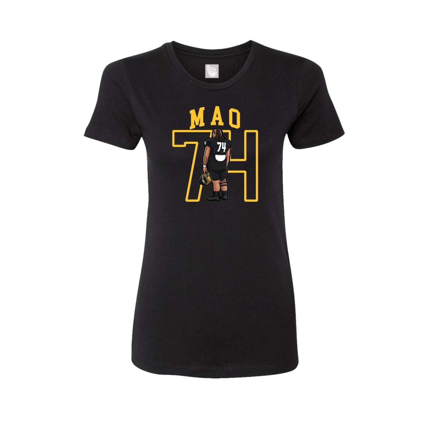 Fitted Women's Tee — Shirsey in Black