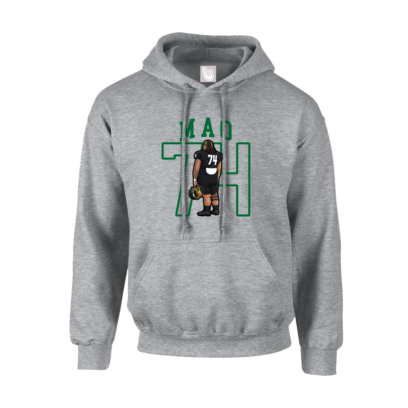 Hoodie — Shirsey in Grey