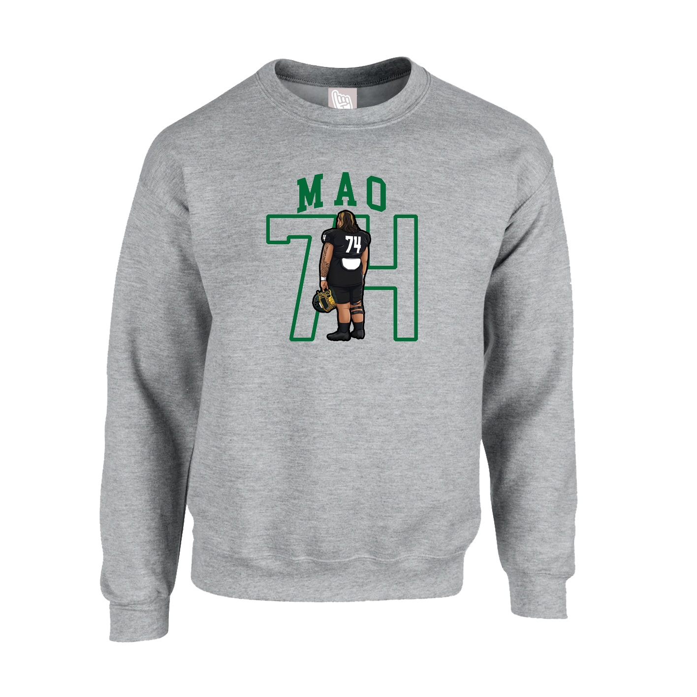 Fleece Crew — Shirsey in Grey